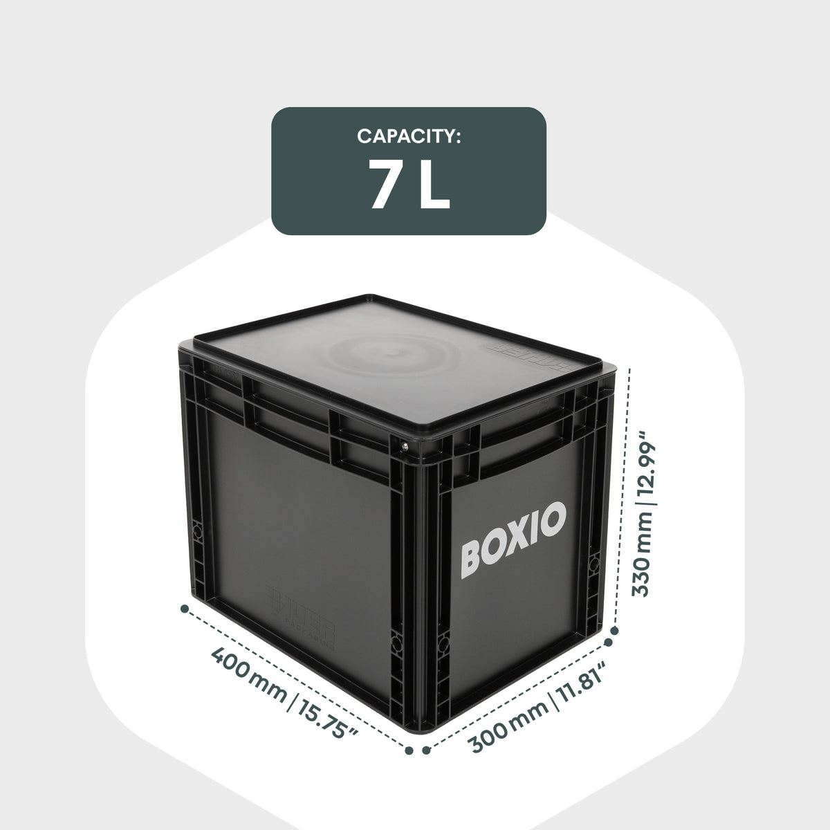 BOXIO WASH XL PLUS I Lavabo da campeggio portatile XL con doccetta