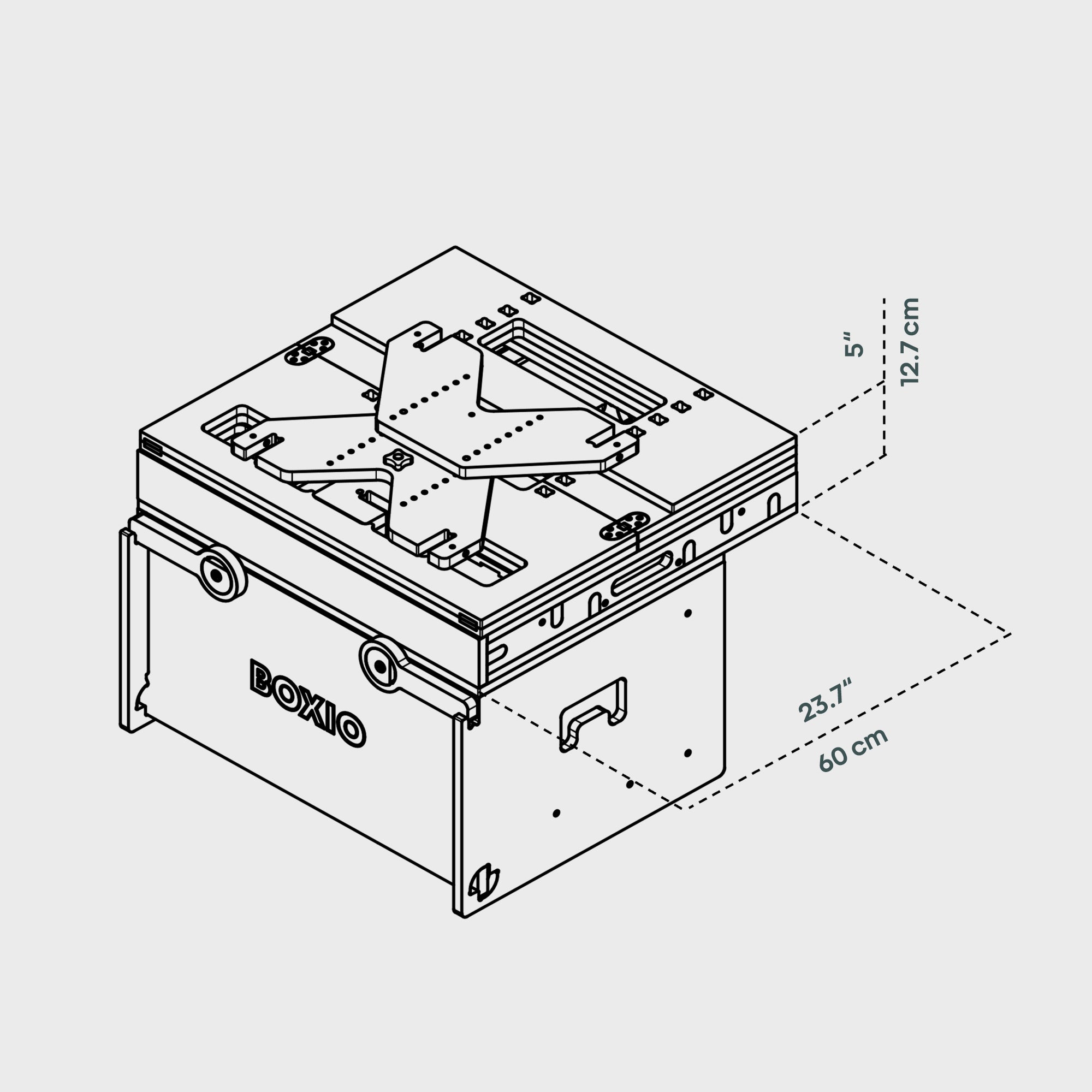 BOXIO RACK BUNDLE S I Box modulare da campeggio