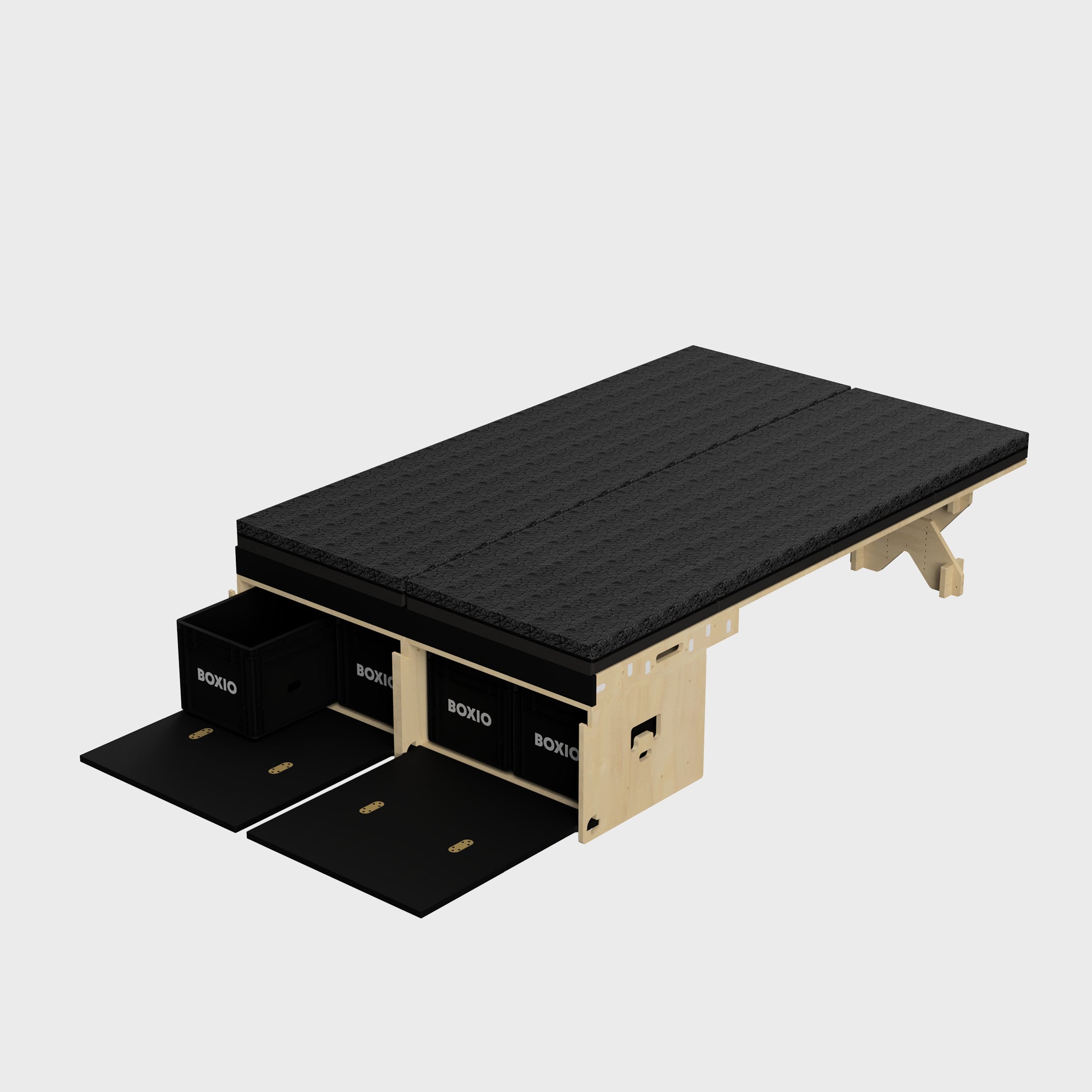 BOXIO RACK BOX + BUNDLE LETTO XL I Box modulare da campeggio