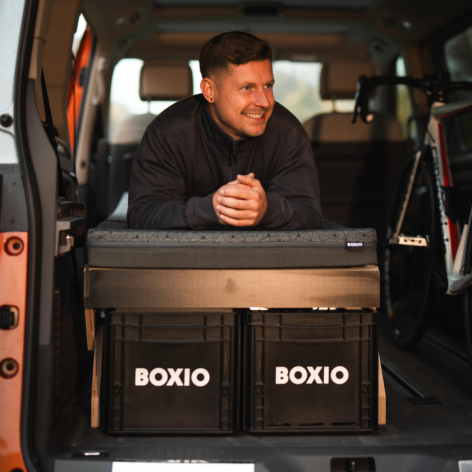 BOXIO RACK BED S I Lettino da campeggio modulare minivan