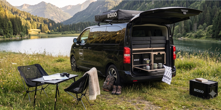 BOXIO Camper Kompakt Seitenansicht Highlights